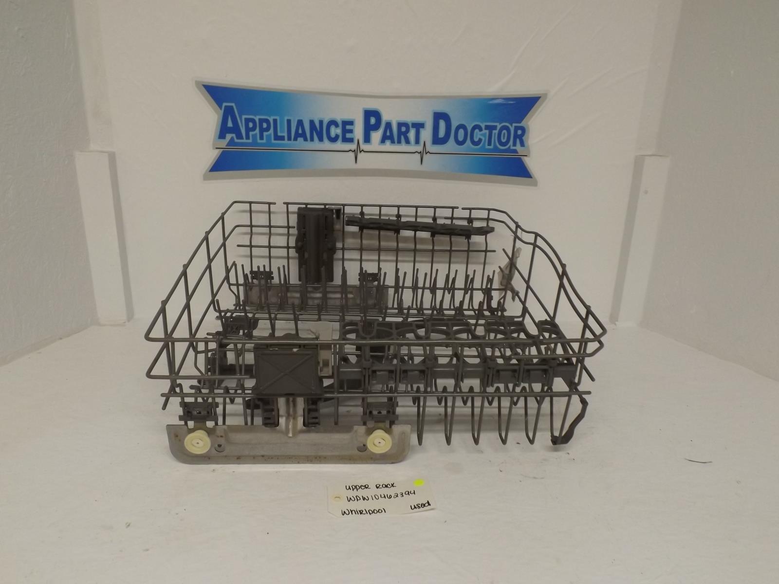 Whirlpool Dishwasher WPW10462394 Upper Rack Used Whirlpool Dishwasher WPW10462394 Upper Rack Used